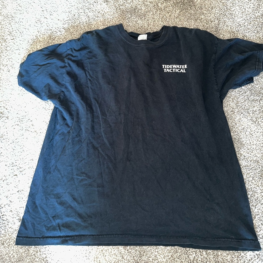 Black Tactical Tidewater Graphic T-Shirt